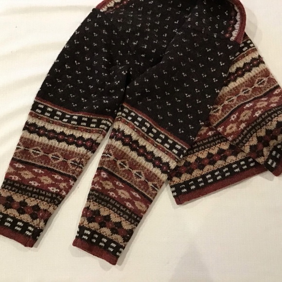 LL Bean Fair Isle Sweater Medium - Picture 5 of 6